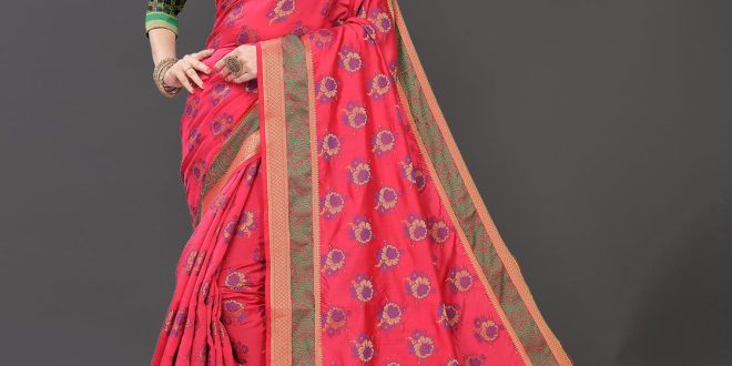 woven-self-design-embellished-paisley-banarasi-silk-blend-jacquard-saree