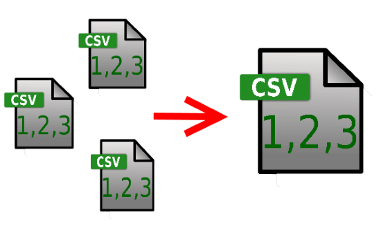 merge csv files into one